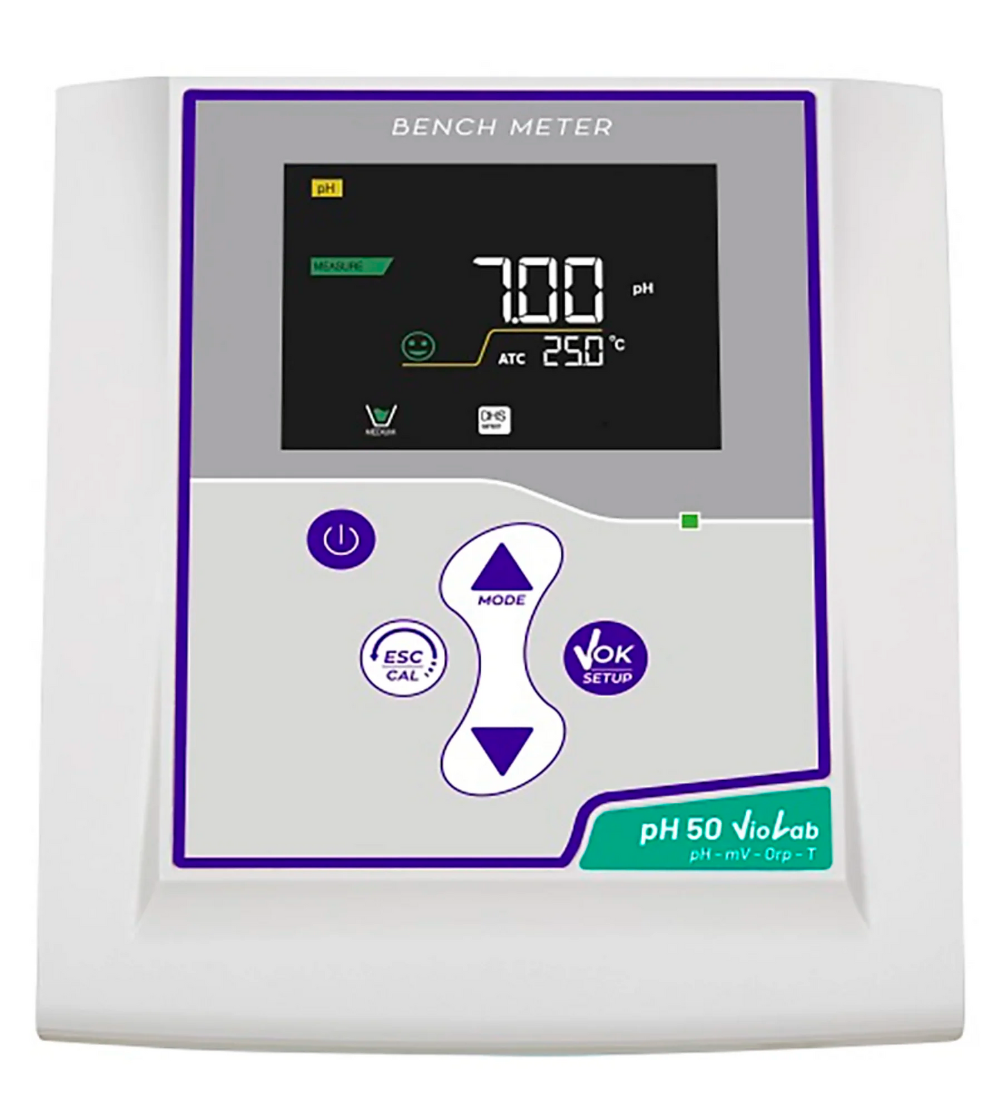 Medidor de pH de sobremesa pH 50 VioLab electrodo 201 T Digital High Sensor 50101032