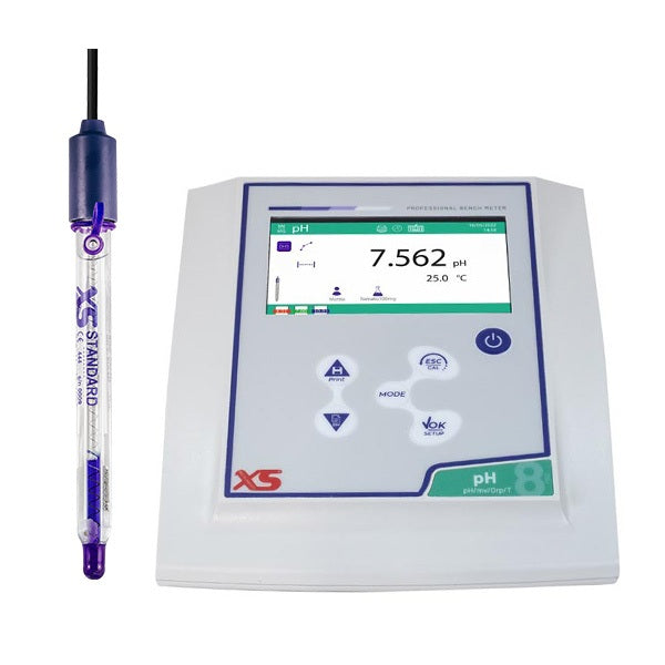 Medidor de pH de sobremesa pH 8 PRO Básico electrodo Digital High Sensor estándar 50101192