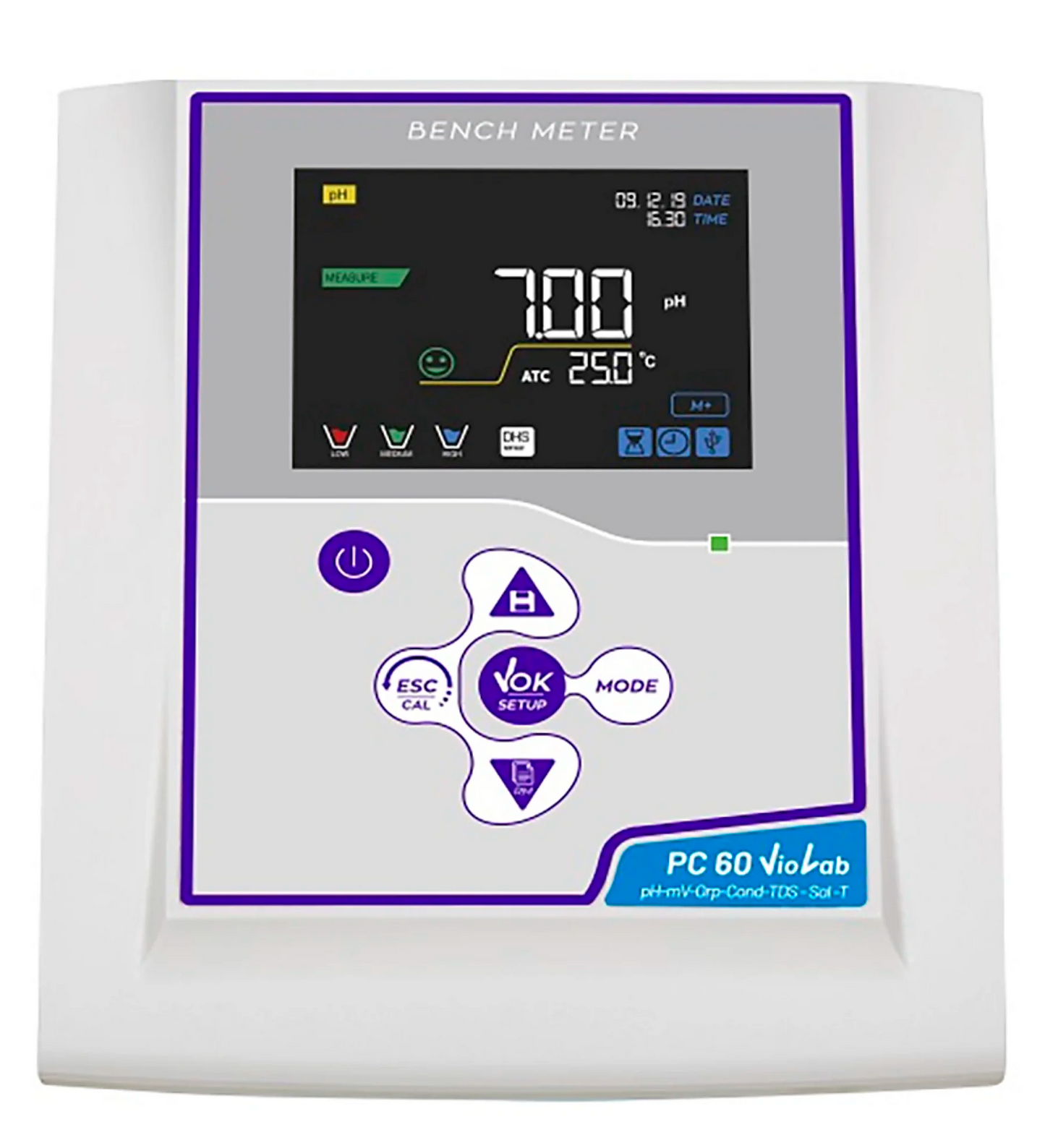 Medidor multiparamétrico de sobremesa PC 60 VioLab Electrodo Digital High Sensor 201 T-Celda 2301T 50103942