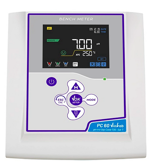 Medidor multiparamétrico de sobremesa PC 60 VioLab Electrodo Digital High Sensor 201 T-Celda 2301T 50103942