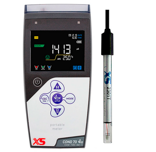 Medidor de conductividad portátil COND 70 Vio Celda 2301 T 50110512
