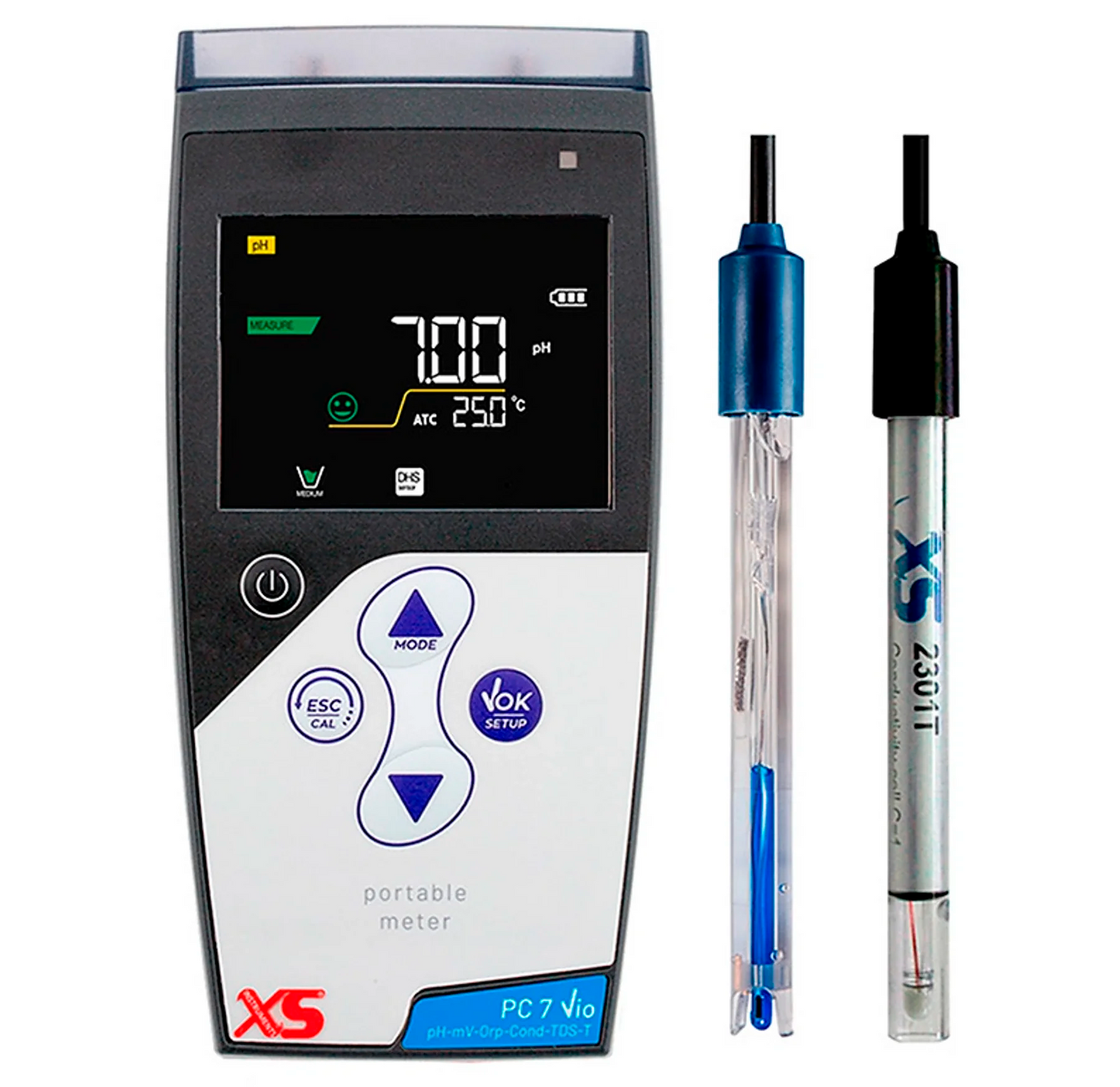 Medidor multiparamétrico portátil PC 7 Vio electrodo 201 T celda 2301 T 50110712