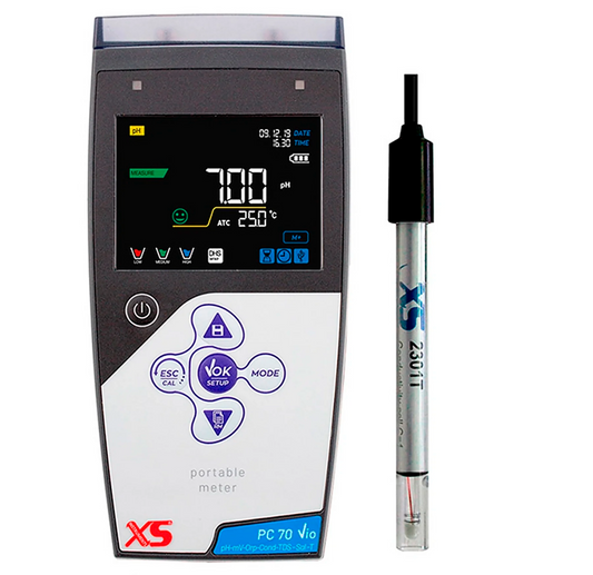 Medidor multiparamétrico portátil PC 70 Vio Celda 2301 T sin electrodo 50110822
